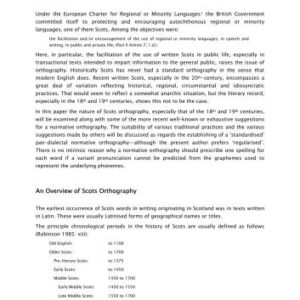 خرید و دانلود نسخه کامل کتاب Aw Ae wey – Written Scots in Scotland and Ulster