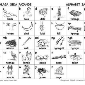 خرید و دانلود نسخه کامل کتاب Awalaga gɨda pazande. Alphabet zande, R. D. Congo