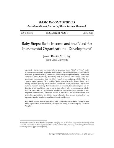 خرید و دانلود نسخه کامل کتاب Baby Steps: Basic Income and the Need for Incremental Organizational Development_68bee5c606c8b.jpeg خرید و دانلود نسخه کامل کتاب Baby Steps: Basic Income and the Need for Incremental Organizational Development
