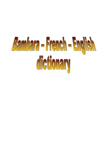 خرید و دانلود نسخه کامل کتاب Bambara-French-English/ English-Bambara Dictionary_68bade0a90012.jpeg خرید و دانلود نسخه کامل کتاب Bambara-French-English/ English-Bambara Dictionary
