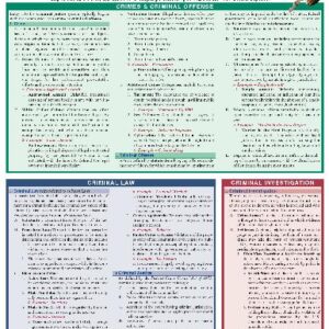 خرید و دانلود نسخه کامل کتاب BarCharts QuickStudy Criminal Justice
