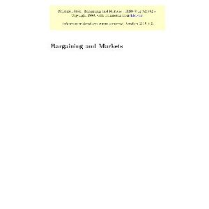 خرید و دانلود نسخه کامل کتاب Bargaining and Markets