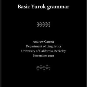 خرید و دانلود نسخه کامل کتاب Basic Yurok grammar