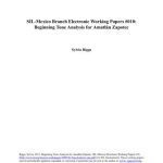 خرید و دانلود نسخه کامل کتاب Beginning Tone Analysis for Amatlán Zapotec