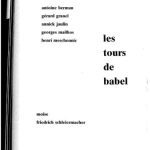 خرید و دانلود نسخه کامل کتاب Berman Antoine, La traduction et la lettre ou l’Auberge du lointain