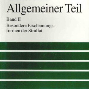 خرید و دانلود نسخه کامل کتاب Besondere Erscheinungsformen der Straftat