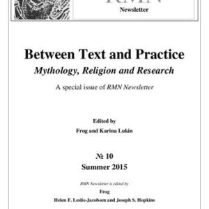 خرید و دانلود نسخه کامل کتاب Between Text and Practice: Mythology, Religion and Research