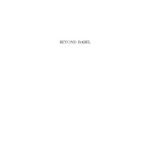 خرید و دانلود نسخه کامل کتاب Beyond Babel: A Handbook for Biblical Hebrew and Related Languages