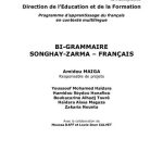 خرید و دانلود نسخه کامل کتاب BI-GRAMMAIRE SONGHAY-ZARMA – FRANÇAIS