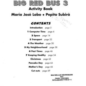 خرید و دانلود نسخه کامل کتاب Big Red Bus (Activity book, level – 3)