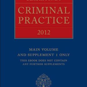 خرید و دانلود نسخه کامل کتاب Blackstone’s Criminal Practice 2012