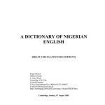 خرید و دانلود نسخه کامل کتاب Blench Roger A dictionary of nigerian english