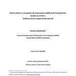 خرید و دانلود نسخه کامل کتاب Boom minero y corrupción de funcionarios públicos de los gobiernos locales en el Perú: Evidencia de un experimento natural