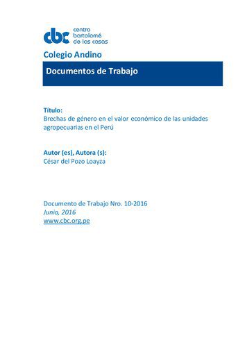 خرید و دانلود نسخه کامل کتاب Brechas de género en el valor económico de las unidades agropecuarias en el Perú_68c7e6d1bb87e.jpeg خرید و دانلود نسخه کامل کتاب Brechas de género en el valor económico de las unidades agropecuarias en el Perú