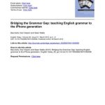 خرید و دانلود نسخه کامل کتاب Bridging the Grammar Gap: teaching English grammar to the iPhone generation