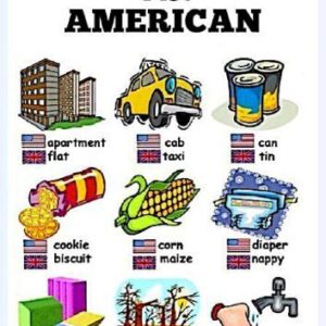 خرید و دانلود نسخه کامل کتاب British vs American English