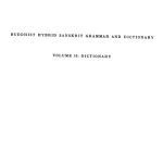 خرید و دانلود نسخه کامل کتاب Buddhist Hybrid Sanskrit Grammar and Dictionary (Vol. 2: Dictionary)