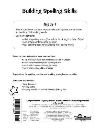 خرید و دانلود نسخه کامل کتاب Building Spelling Skills: Grade 1_68c0698ce864c.jpeg خرید و دانلود نسخه کامل کتاب Building Spelling Skills: Grade 1