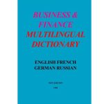 خرید و دانلود نسخه کامل کتاب Business and Finance multilungual dictionary