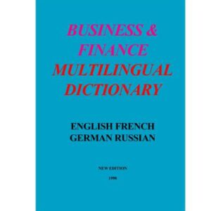 خرید و دانلود نسخه کامل کتاب Business and Finance multilungual dictionary