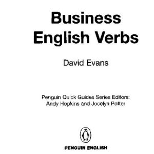 خرید و دانلود نسخه کامل کتاب Business English Verbs