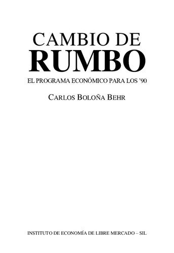 خرید و دانلود نسخه کامل کتاب Cambio de rumbo. El programa económico para los ’90_68c839384c219.jpeg خرید و دانلود نسخه کامل کتاب Cambio de rumbo. El programa económico para los ’90