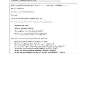 خرید و دانلود نسخه کامل کتاب Cambridge English Advanced Practice Tests – Speaking & Writing A + B