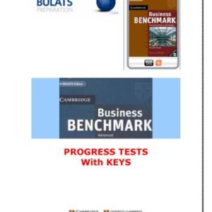 خرید و دانلود نسخه کامل کتاب Cambridge English. Business Benchmark Progress Tests – Advanced with Keys