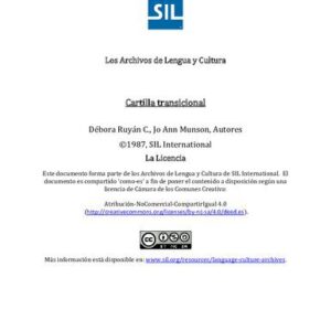 خرید و دانلود نسخه کامل کتاب Cartilla transicional: central