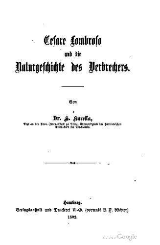 خرید و دانلود نسخه کامل کتاب Cesare Lombroso und die Naturgeschichte des Verbrechers_68c767755d652.jpeg خرید و دانلود نسخه کامل کتاب Cesare Lombroso und die Naturgeschichte des Verbrechers