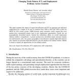 خرید و دانلود نسخه کامل کتاب Changing Trade Pattern, ICT, and Employment: Evidence Across Countries