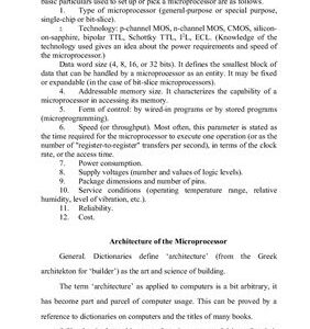 خرید و دانلود نسخه کامل کتاب Characteristics of Microprocessors