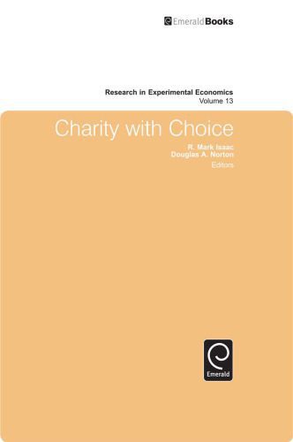 خرید و دانلود نسخه کامل کتاب Charity with Choice, Volume 13 (Research in Experimental Economics)_68c90bfb0932d.jpeg خرید و دانلود نسخه کامل کتاب Charity with Choice, Volume 13 (Research in Experimental Economics)