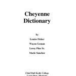 خرید و دانلود نسخه کامل کتاب Cheyenne Dictionary