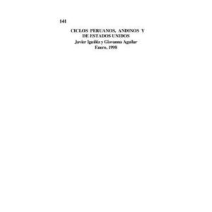 خرید و دانلود نسخه کامل کتاب Ciclos peruanos, andinos y de Estados Unidos