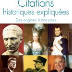 خرید و دانلود نسخه کامل کتاب Citations historiques expliquées