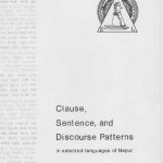 خرید و دانلود نسخه کامل کتاب Clause, sentence, and discourse patterns in selected languages of Nepal