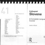 خرید و دانلود نسخه کامل کتاب Colloquial Slovene: A Complete Language Course