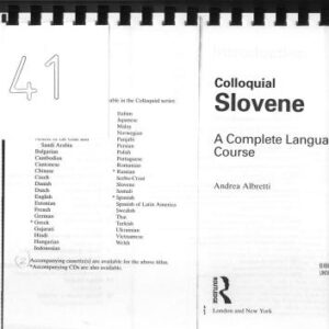 خرید و دانلود نسخه کامل کتاب Colloquial Slovene: A Complete Language Course