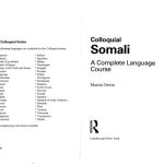 خرید و دانلود نسخه کامل کتاب Colloquial Somali (Colloquial Series)