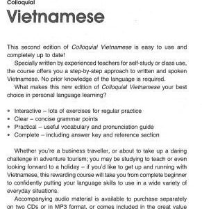 خرید و دانلود نسخه کامل کتاب Colloquial Vietnamese: The Complete Course for Beginners