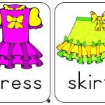 خرید و دانلود نسخه کامل کتاب Colored Clothes Flashcards for Young Learners