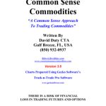 خرید و دانلود نسخه کامل کتاب Common Sense Commodities A Common Sense Approach To Trading Commodities