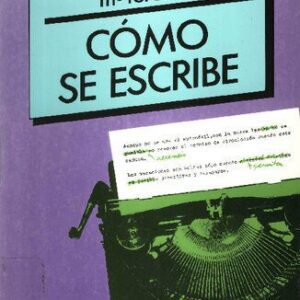 خرید و دانلود نسخه کامل کتاب Cómo se escribe