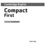 خرید و دانلود نسخه کامل کتاب Compact First – Practice test 1 with keys