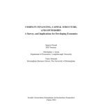 خرید و دانلود نسخه کامل کتاب Company Financing, Capital Structure, and Ownership: A Survey, and Implications for Developing Economies