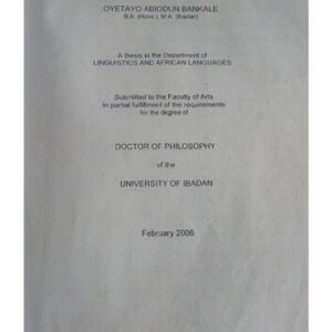 خرید و دانلود نسخه کامل کتاب Comparative Ebiroid and Nupoid