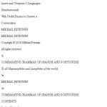 خرید و دانلود نسخه کامل کتاب Comparative Grammar of Spanish and Portuguese: Learn & Compare 2 Languages Simultaneously (With Useful Phrases to Survive a Conversation)