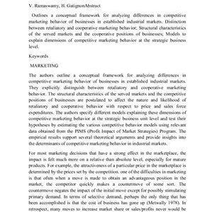 خرید و دانلود نسخه کامل کتاب Competitive marketing behavior in industrial markets