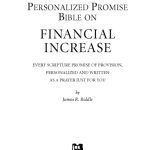 خرید و دانلود نسخه کامل کتاب Complete Personalized Promise Bible on Financial Increase: Every Scripture Promise of Provision, from Genesis to Revelation, Personalized and Written As … Promise Bible) (Personalized Promise Bible)